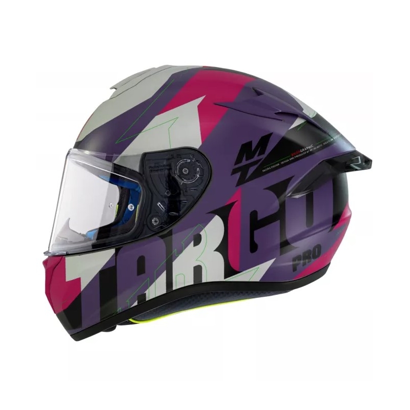 Integralna moto kaciga MT Targo Pro Biger sivo-ljubičasto-roza