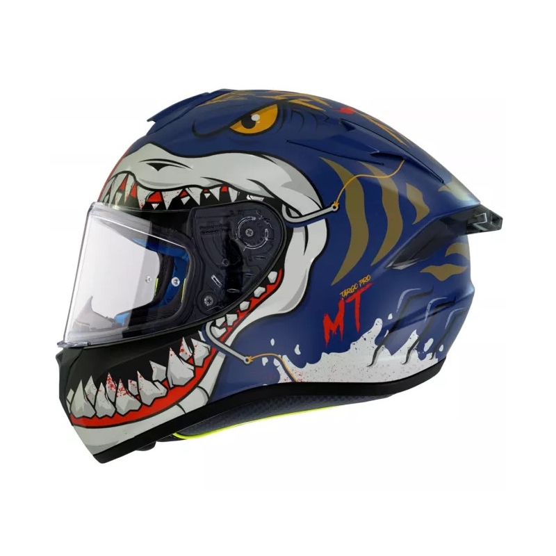 Integralna motociklistička kaciga MT Targo Pro Sharky plava