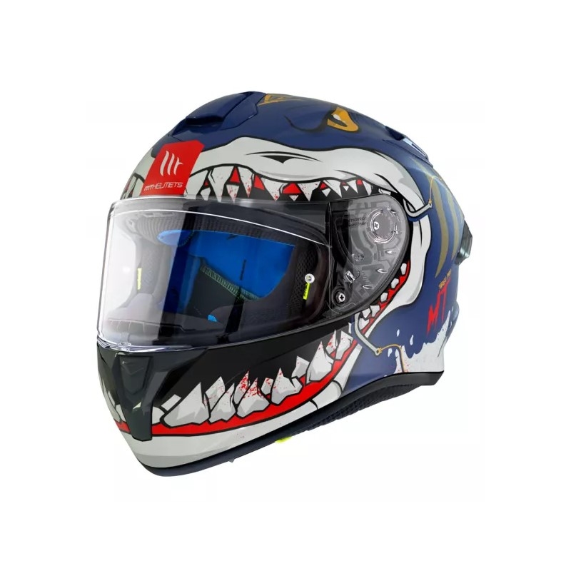 Integralna motociklistička kaciga MT Targo Pro Sharky plava