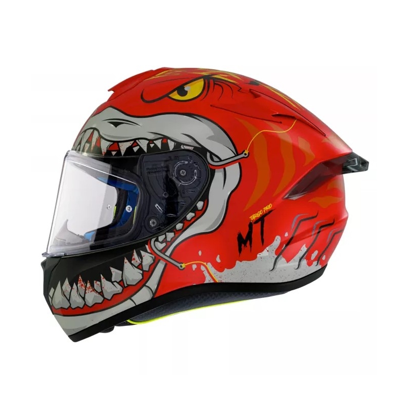 Integralna motociklistička kaciga MT Targo Pro Sharky crvena