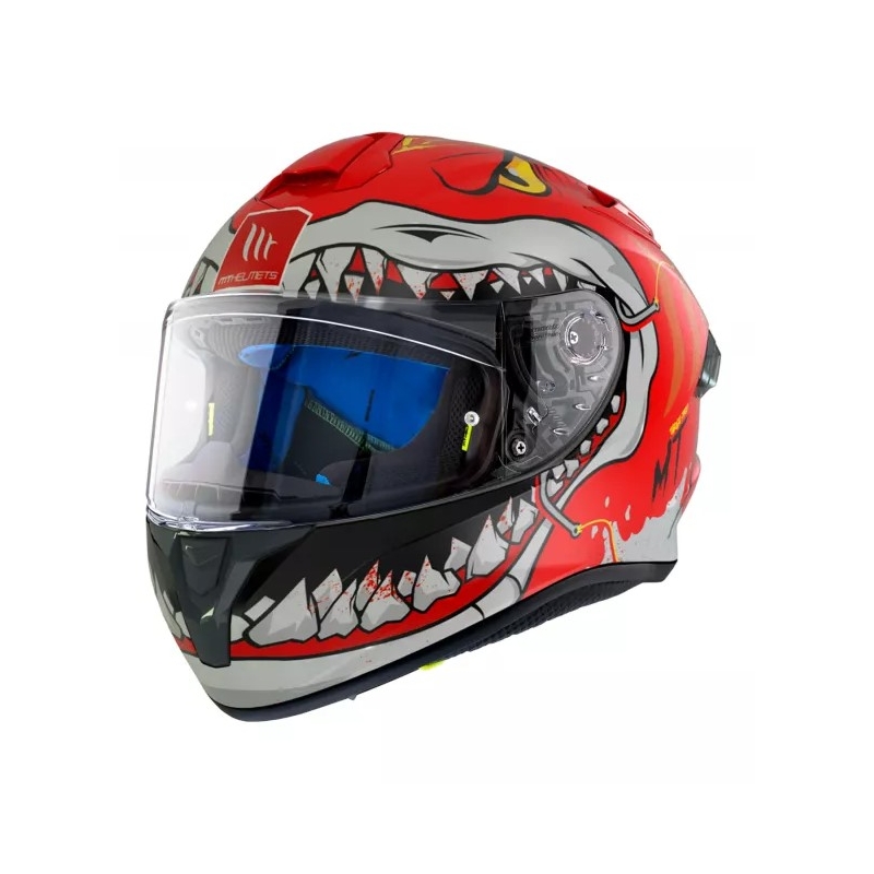 Integralna motociklistička kaciga MT Targo Pro Sharky crvena