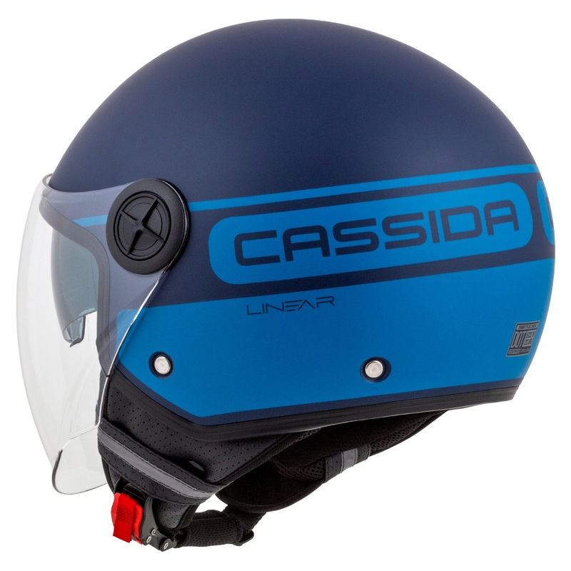 Otvorena motociklistička kaciga Cassida Handy Plus Linear plava