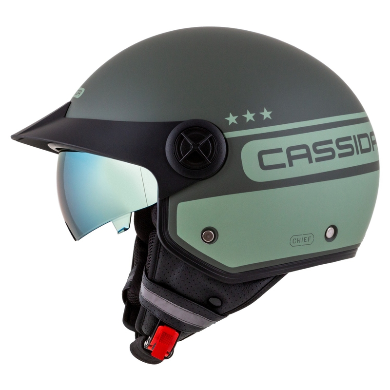 Cassida Handy Plus Chief otvorena motociklistička kaciga zelena