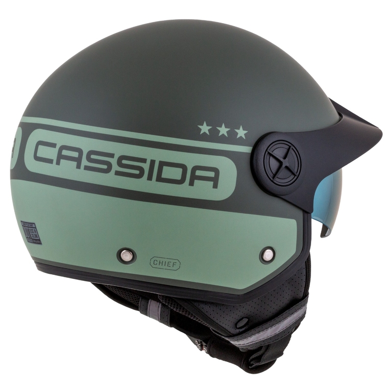 Cassida Handy Plus Chief otvorena motociklistička kaciga zelena