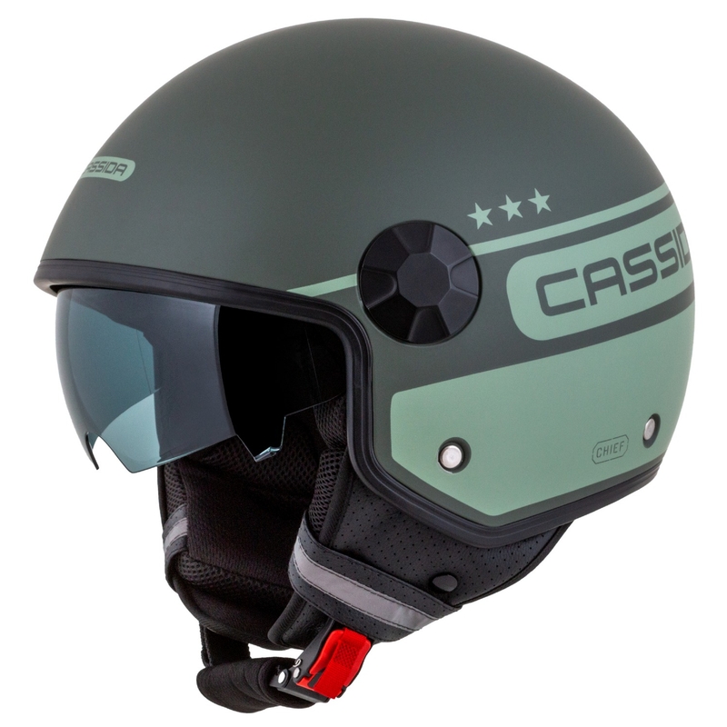 Cassida Handy Plus Chief otvorena motociklistička kaciga zelena