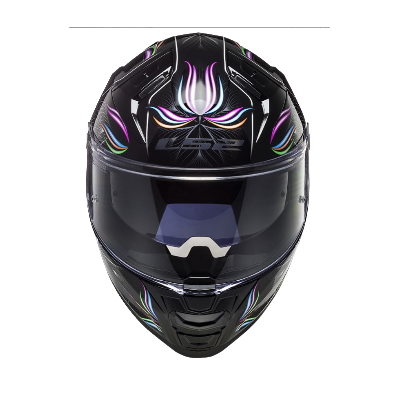 Motociklistička kaciga LS2 FF811 Vector II Tropical bijelo-ljubičasto-crna