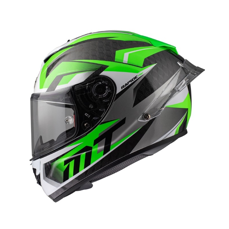 Integralna motoristička kaciga MT Rapide Pro Fugaz A6 crno-sivo-bijelo-zelena prodaja rasprodaja