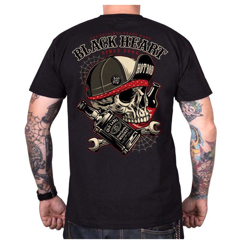 Muška majica kratkih rukava Black Heart Commander crna