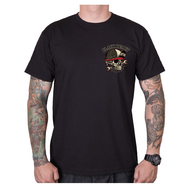 Muška majica kratkih rukava Black Heart Commander crna