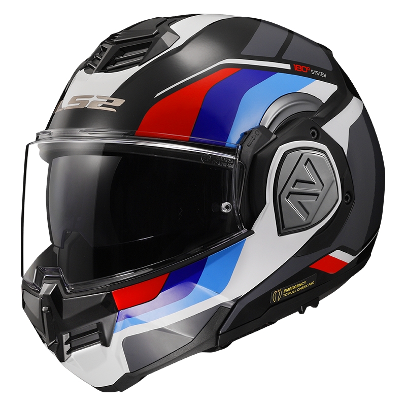Preklopna motociklistička kaciga LS2 FF906 Advant Sport crno-plavo-crvena