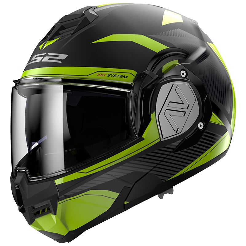 Motociklistička kaciga na preklop LS2 FF906 Advant Revo crno-fluo žuta mat