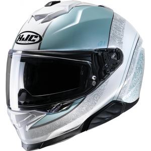 Integralna motociklistička kaciga HJC i71 Sera MC2 sivo-bijelo-plava