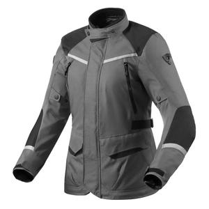 Ženska motoristička jakna Revit Voltiac 3 H2O sivo-crna
