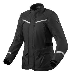 Ženska motoristička jakna Revit Voltiac 3 H2O crno-srebrna