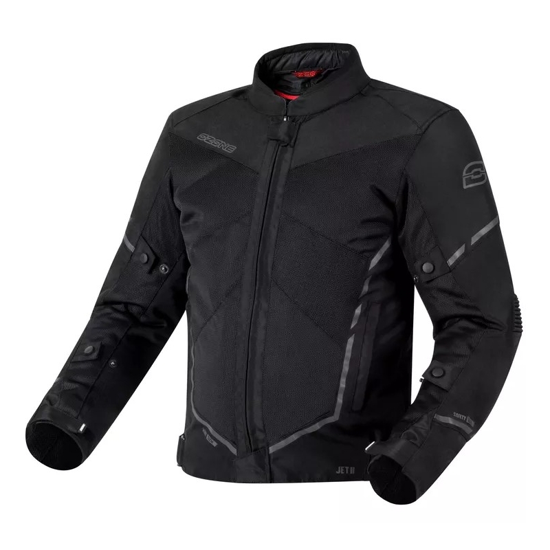 Motociklistička jakna Ozone Jet II crna rasprodaja