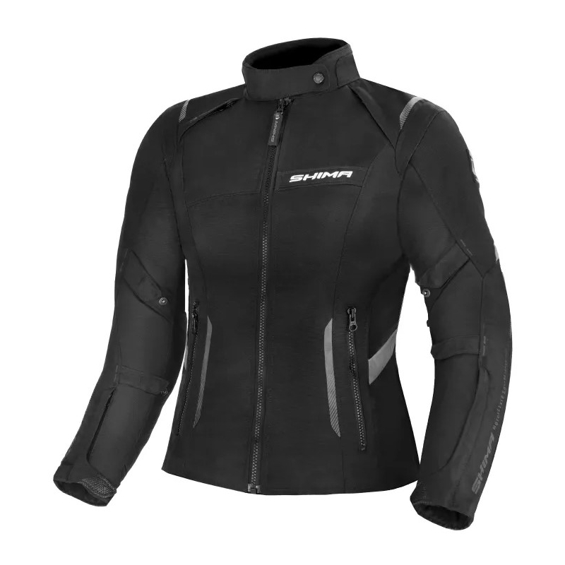 Ženska motoristička jakna Shima Rush crna rasprodaja