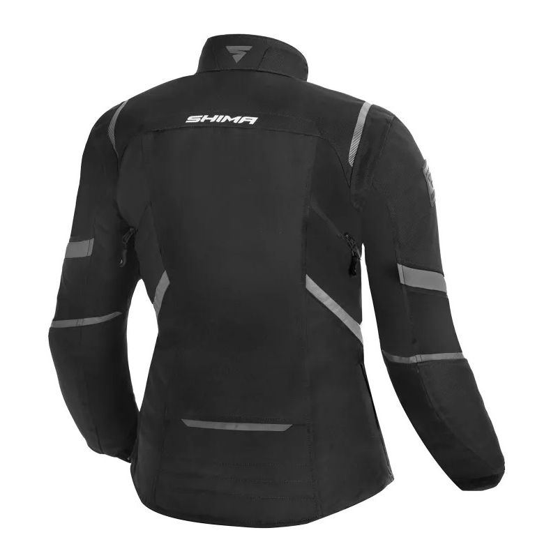 Ženska motoristička jakna Shima Rush crna rasprodaja
