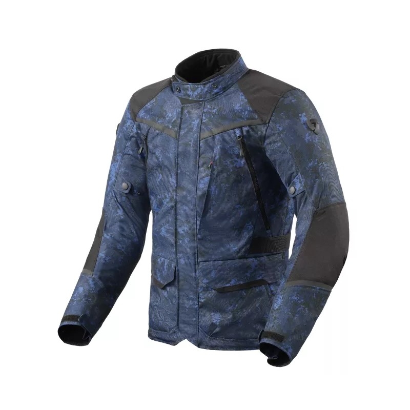 Motociklistička jakna Revit Voltiac 3 H2O camo plava rasprodaja