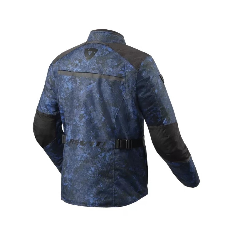 Motociklistička jakna Revit Voltiac 3 H2O camo plava