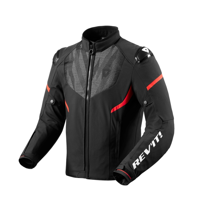 Motociklistička jakna Revit Hyperspeed 2 H2O crno-fluo crvena rasprodaja