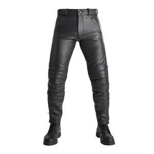 Kožne motociklističke hlače PANDO MOTO Katana Slim crne rasprodaja
