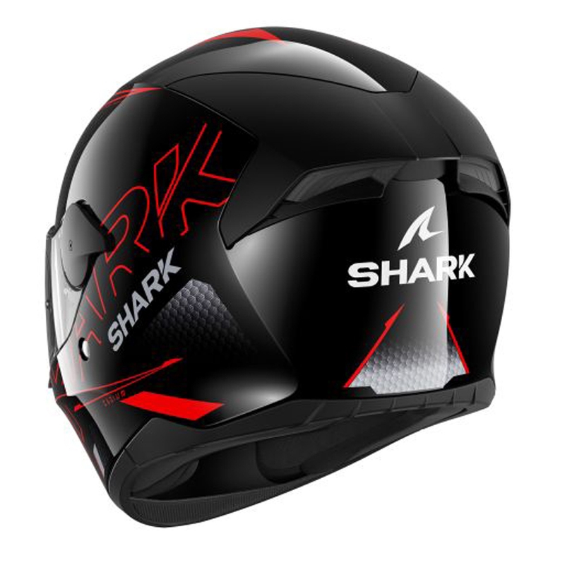 Integralna motociklistička kaciga SHARK D-SKWAL 2 Cadium crno-crvena