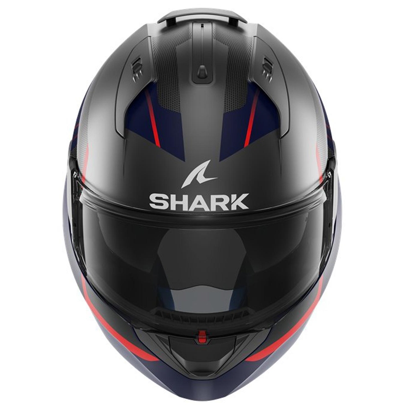 Kaciga na preklop SHARK EVO-ES Kryd crna-crvena-tamnoplava