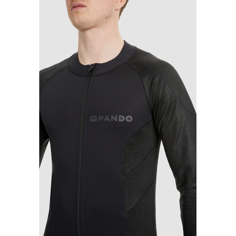 Motoristička majica PANDO MOTO Shell UH 03 crna rasprodaja