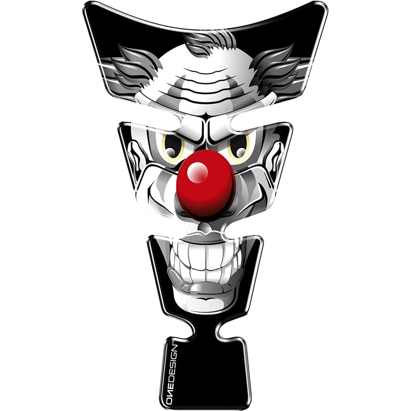 Naljepnica za spremnik goriva - tankpad Print Clown siva