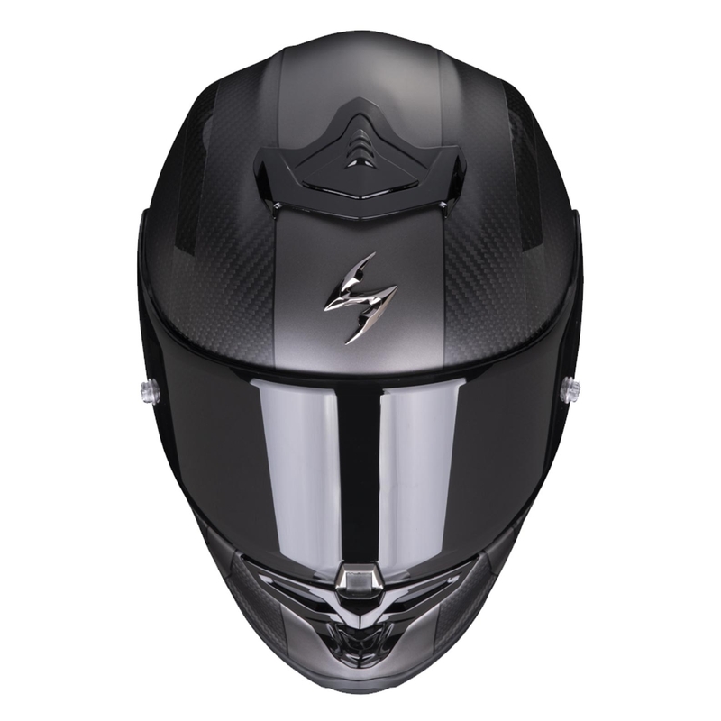 Scorpion EXO-R1 EVO Carbon Air MG integralna kaciga crno-srebrna