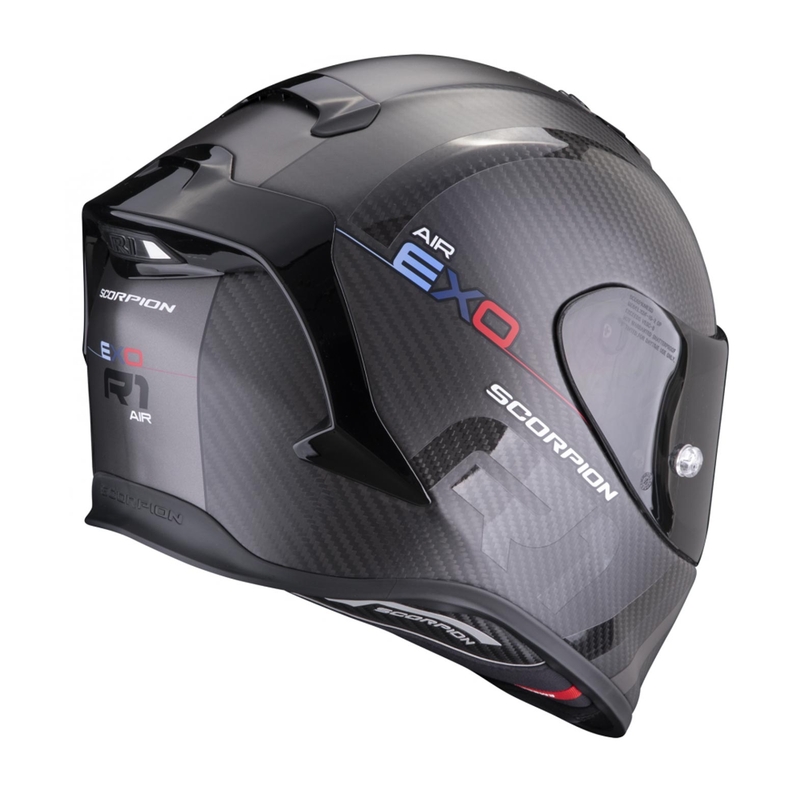 Scorpion EXO-R1 EVO Carbon Air MG integralna kaciga crno-srebrna