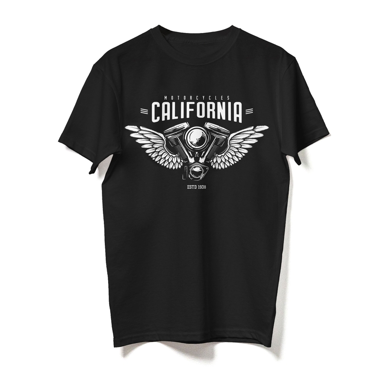 T-shirt RSA California crna rasprodaja