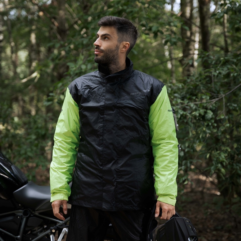 Moto kabanica Rebelhorn Rain fluo žuta