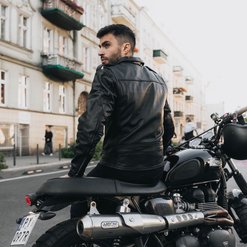 Motociklistička jakna Ozone Ramones crna