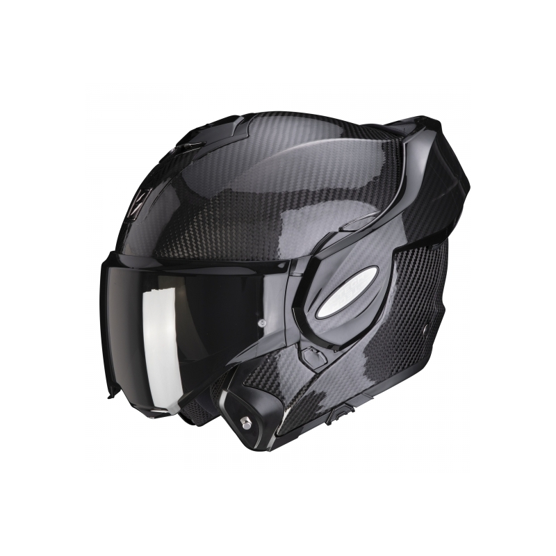 Scorpion EXO-TECH EVO Carbon kaciga na preklop, crna, sjajna