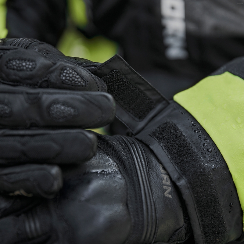 Motociklistička kišna jakna Rebelhorn Patrol fluo žuto-crna