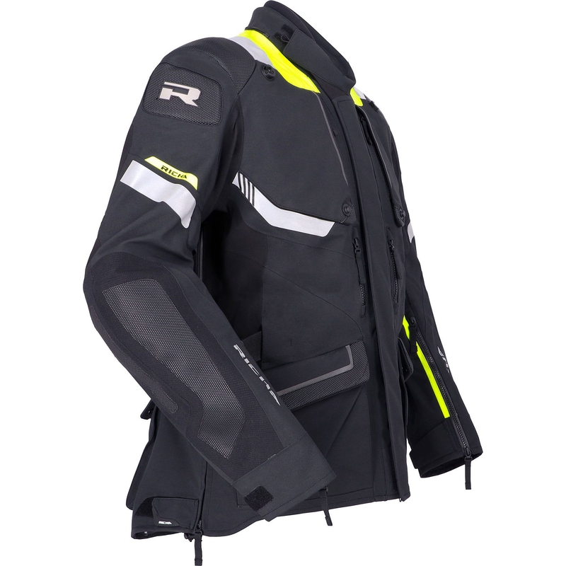 Motociklistička jakna RICHA Armada GTX Pro Crno-Fluo Žuta rasprodaja