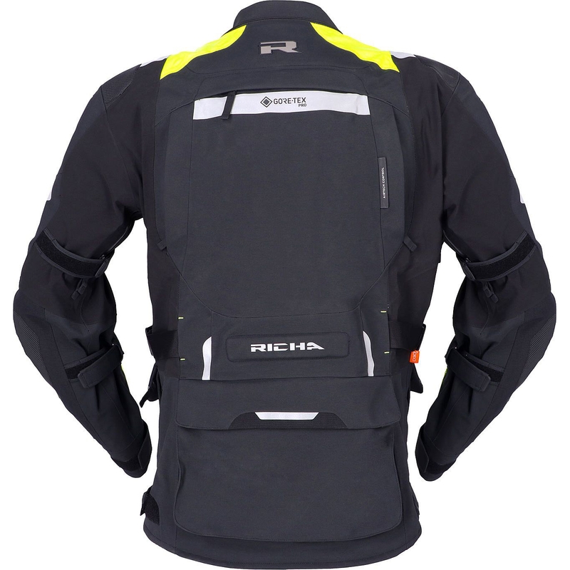 Motociklistička jakna RICHA Armada GTX Pro Crno-Fluo Žuta rasprodaja