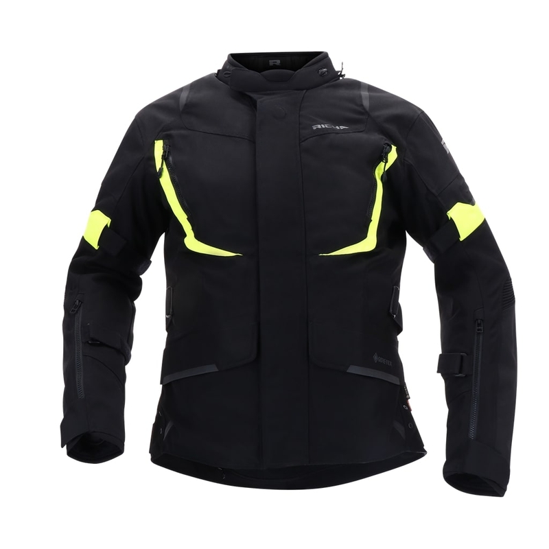 RICHA Cyclone 2 GTX crno-fluo žute motociklističke jakne rasprodaja