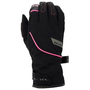 Ženske motorističke rukavice RICHA Tina 2 WP crno-roze rasprodaja
