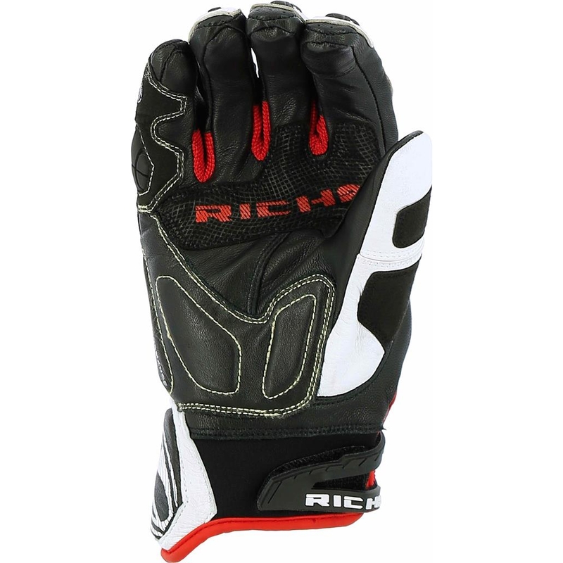 Motorističke rukavice RICHA Stealth crno-crveno-bijele rasprodaja