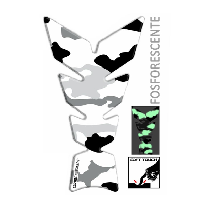 Naljepnica za spremnik goriva - jastučić za spremnik Print Mimetic Phosphorescent