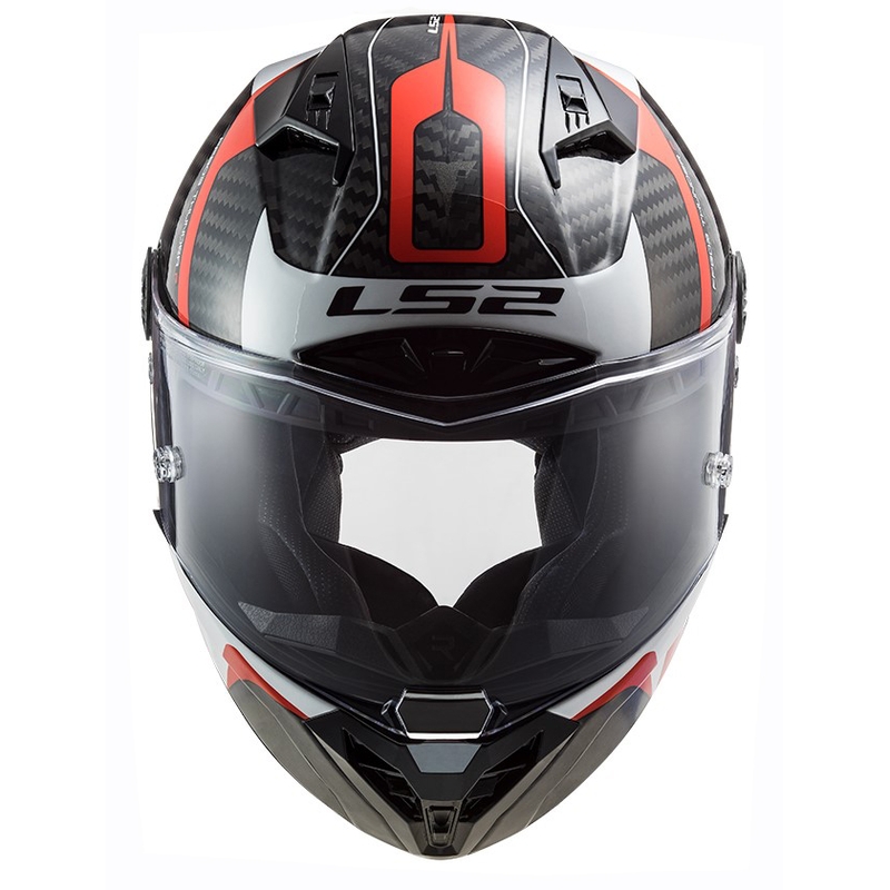 Integralna motociklistička kaciga LS2 FF805 Thunder C Racing1 crno-bijelo-crvena