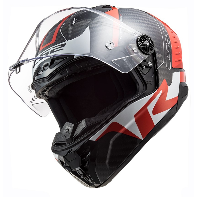 Integralna motociklistička kaciga LS2 FF805 Thunder C Racing1 crno-bijelo-crvena