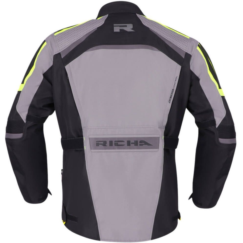 Motoristička jakna RICHA Tundra crno-siva-fluo žuta rasprodaja