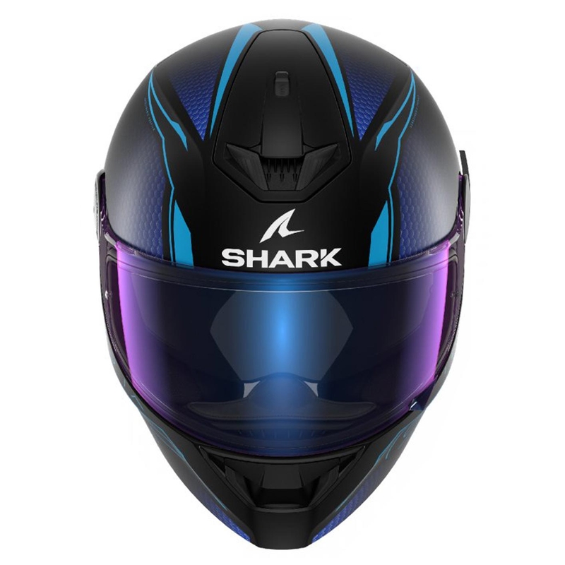 Integralna motociklistička kaciga SHARK D-SKWAL 2 Cadium crno-plavo-ljubičasta mat