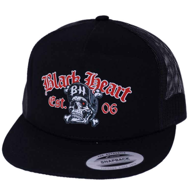 Black Heart Bones Cap