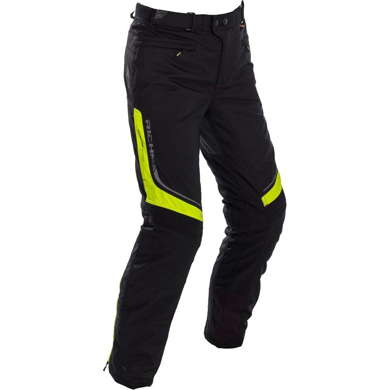 Motorističke hlače RICHA Colorado crno-fluo žute rasprodaja