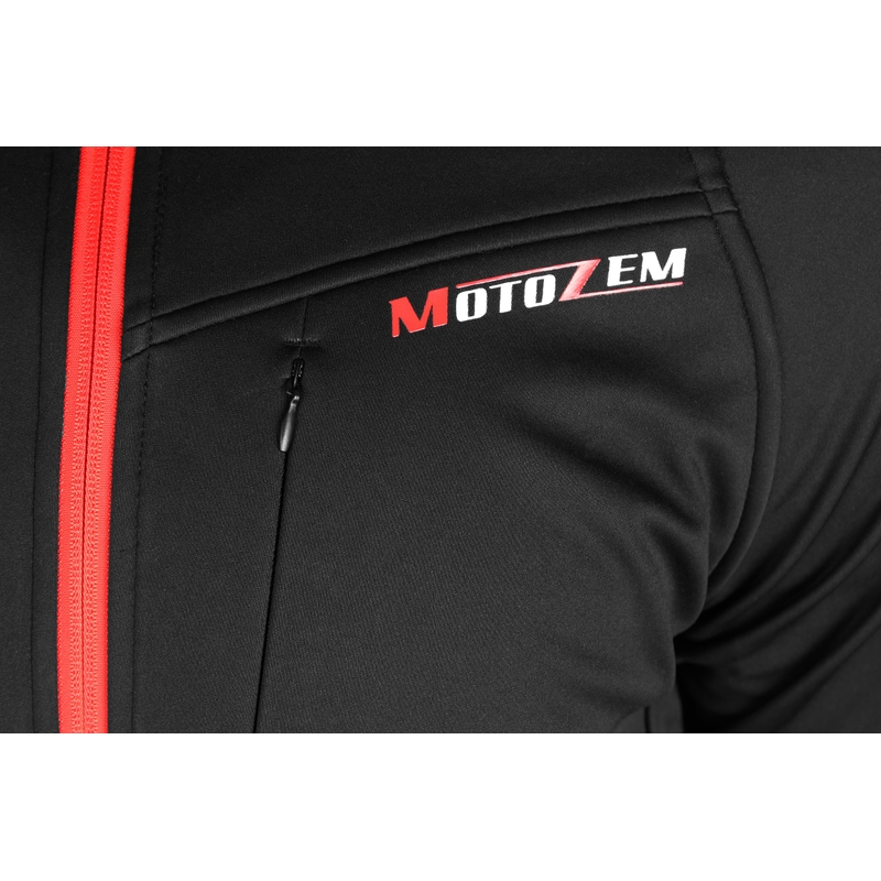 Softshell jakna MotoZem Racing Team crno-crvena