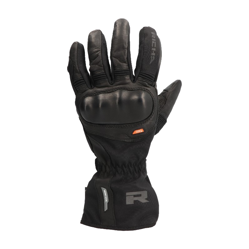 RICHA Hypercane Gore-Tex motociklističke rukavice Crne rasprodaja